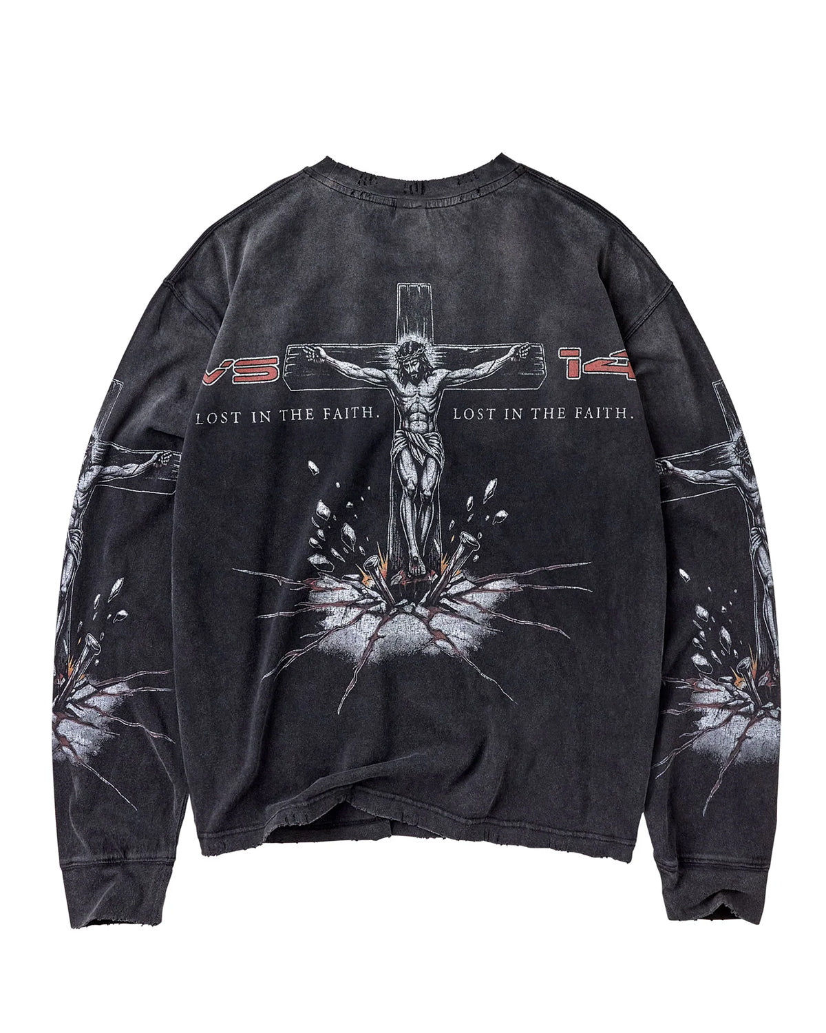 Vale Forever Concrete Cross L/S Tee Black