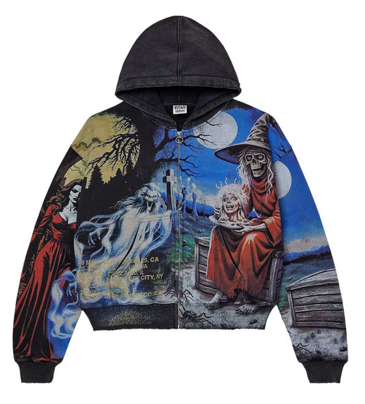 Vale Forever Ether Zip up Hoodie Black