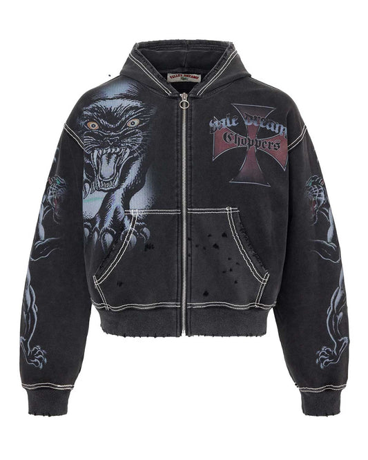 Vale Forever Hardy Boyz Zip Up Hoodie Black