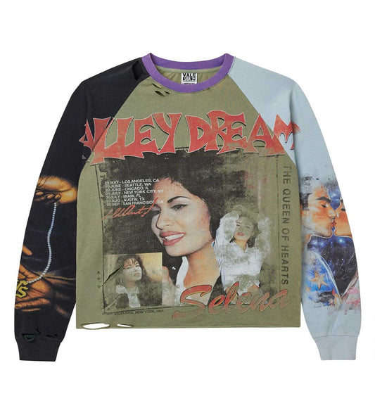 Vale Forever La Flor Chop n Screw L/S Tee Green