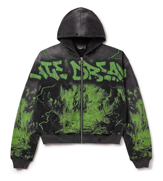 Vale Forever Nightmare Zip Up Black