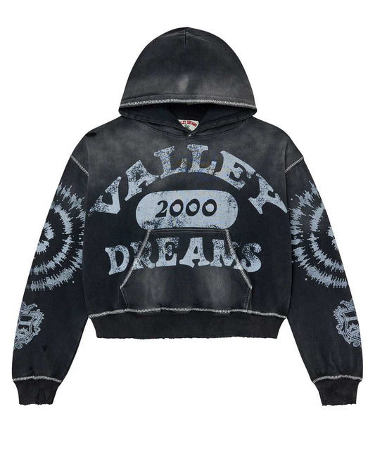 Vale Forever Spiral Pullover Hoodie Black