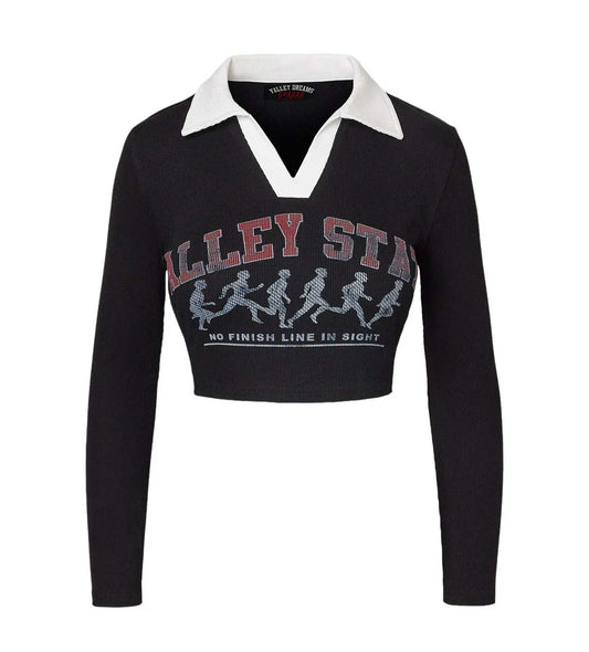 Vale Forever Techwood Rugby L/S Tee Black