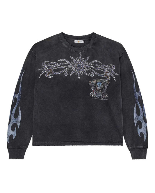 Vale Forever Valley Bling L/S Tee Black
