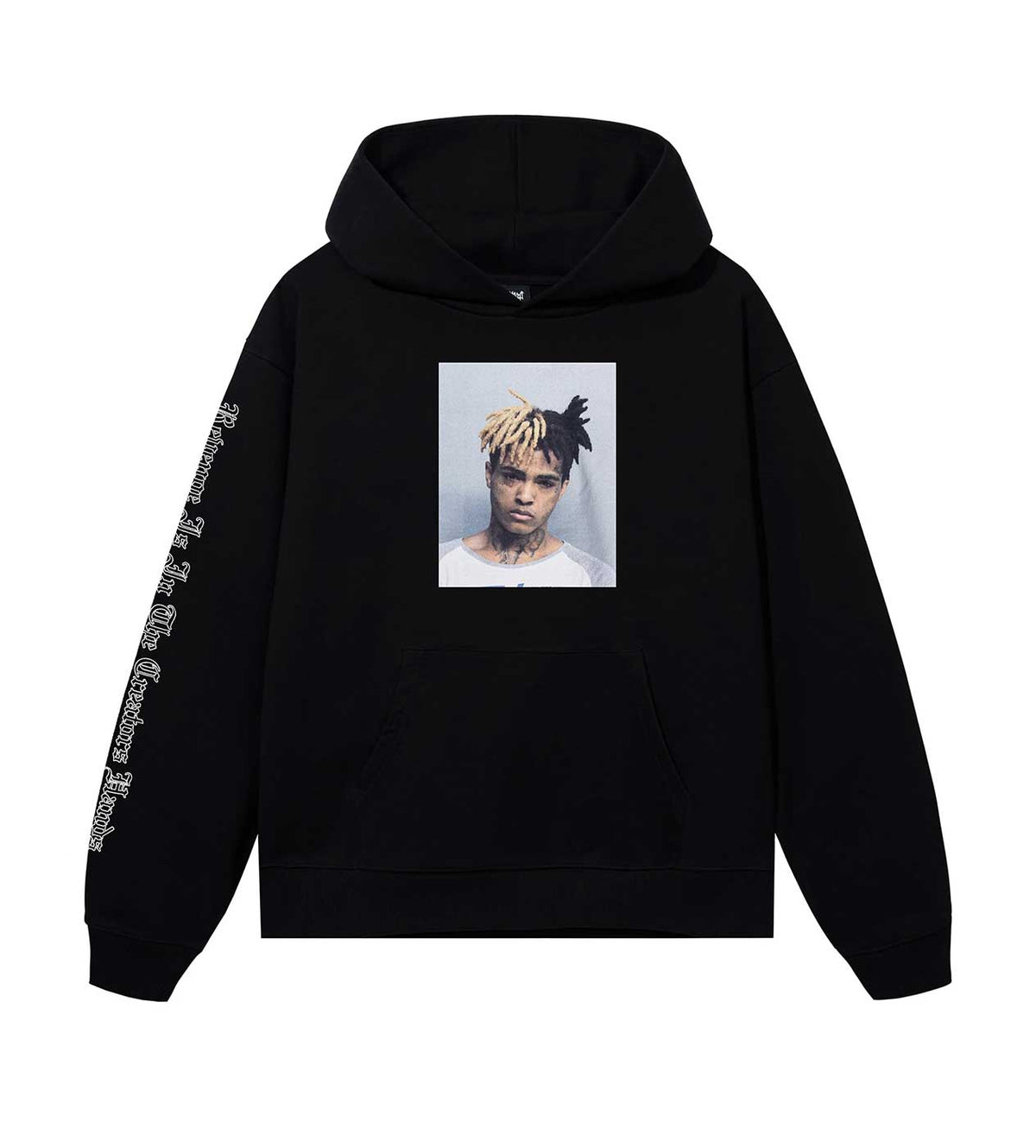 Revenge Xxxtentacion Mugshot Hoodie Black