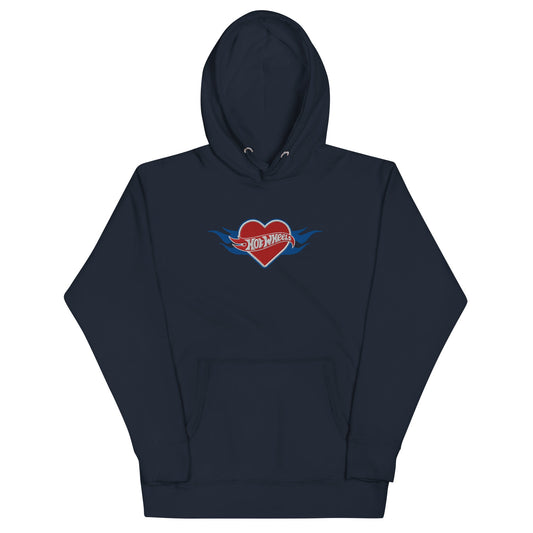 Hot Wheels Heart with Flame Hoodie